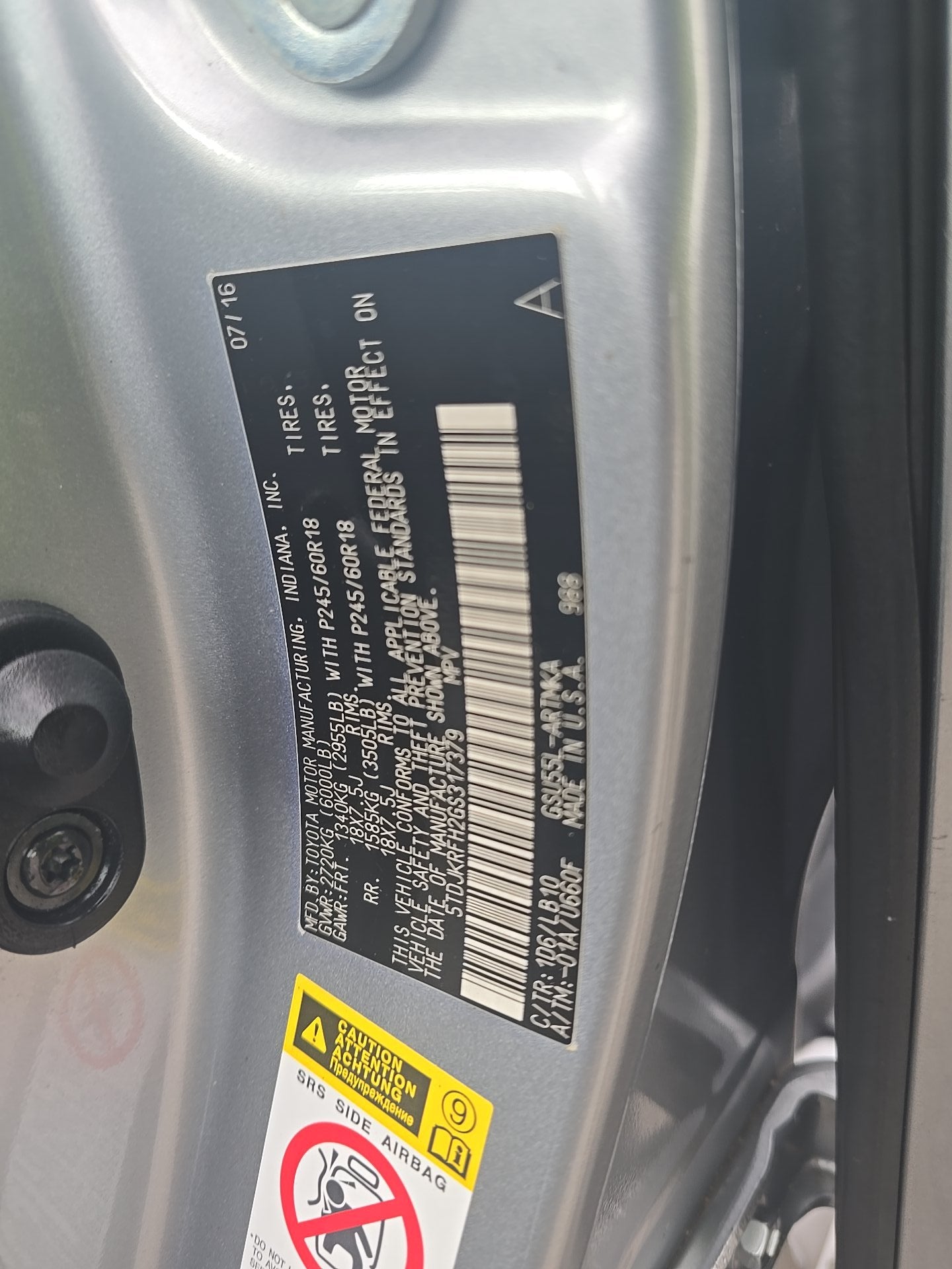 2016 Toyota Highlander XLE