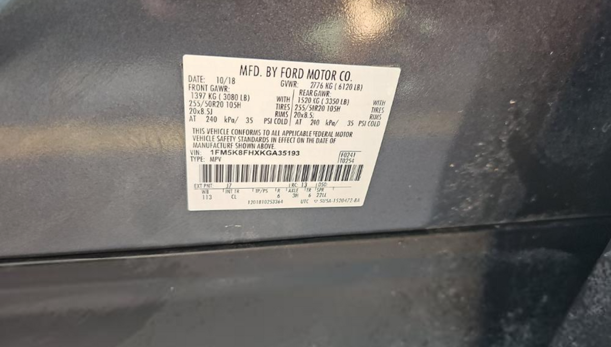 2019 Ford Explorer Limited