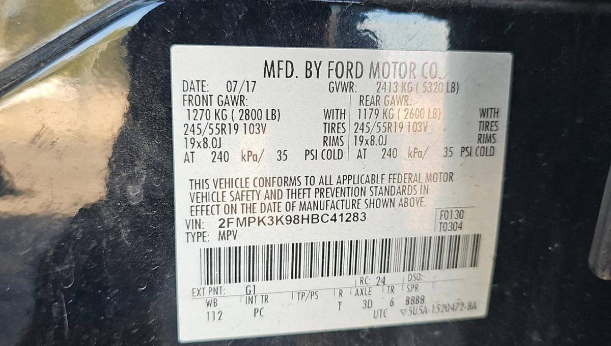 2017 Ford Edge Titanium