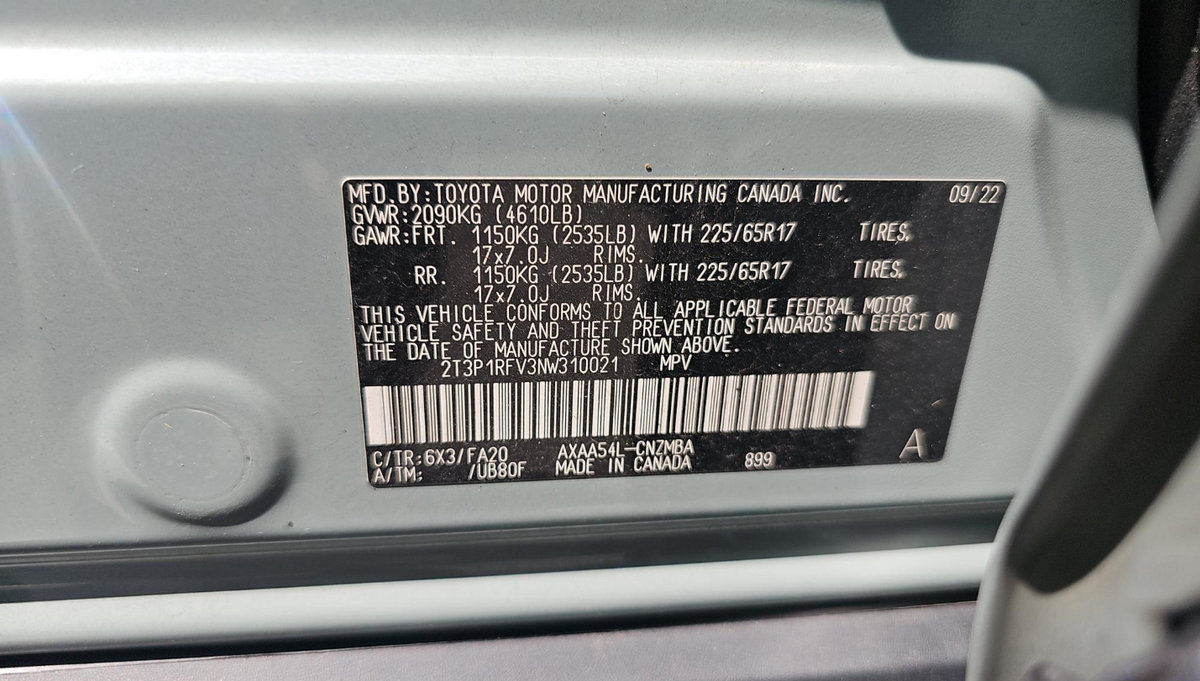 2022 Toyota RAV4 XLE