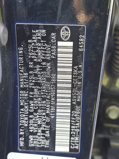 2016 Toyota Camry SE