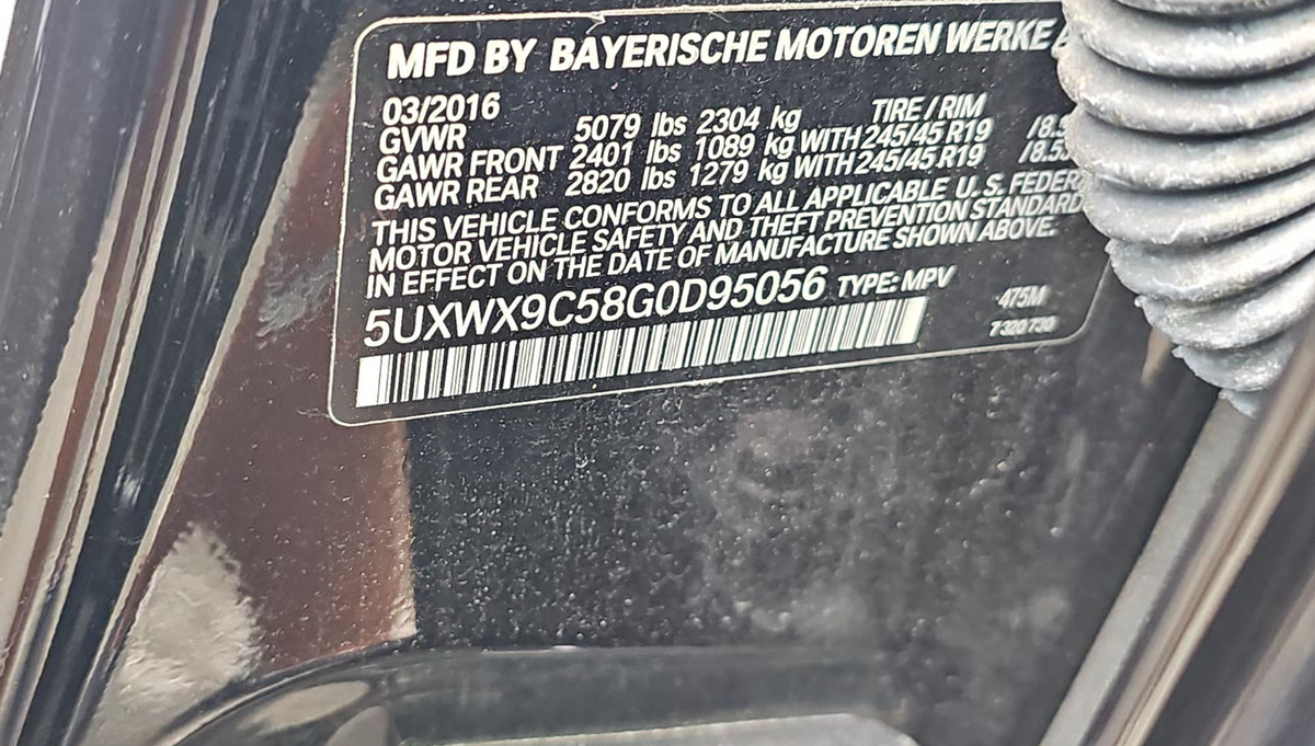 2016 BMW X3 Sports Activity Vehicle xDrive28i XLINE