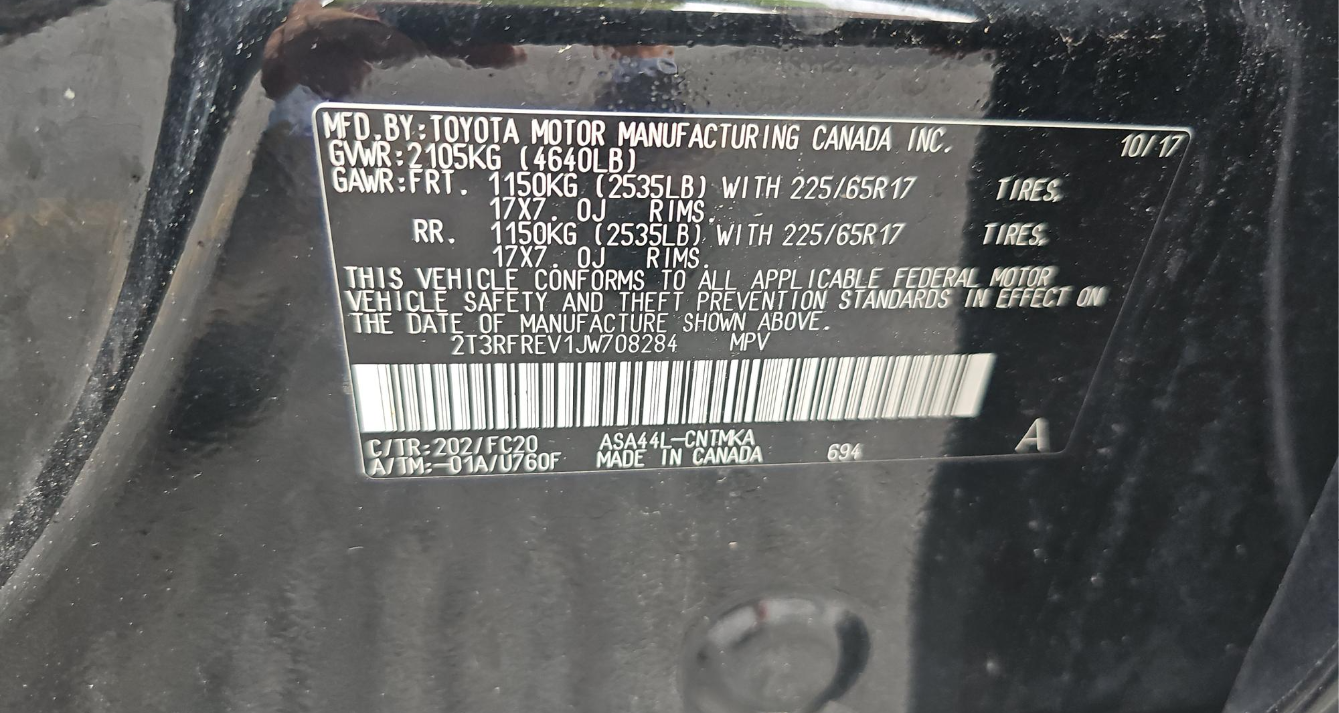 2018 Toyota RAV4 XLE