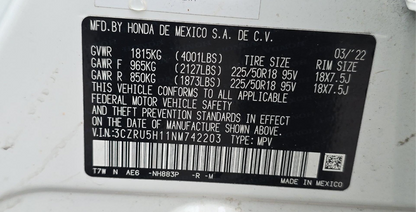 2022 Honda HR-V Sport