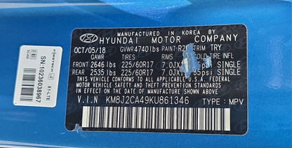 2019 Hyundai Tucson SE