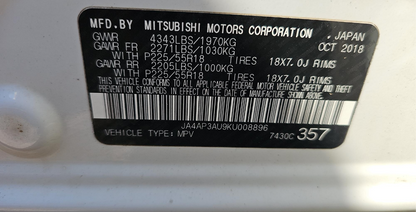 2019 Mitsubishi Outlander Sport ES