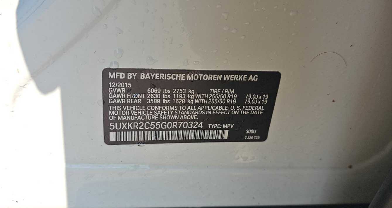 2016 BMW X5 Sports Activity Vehicle sDrive35i