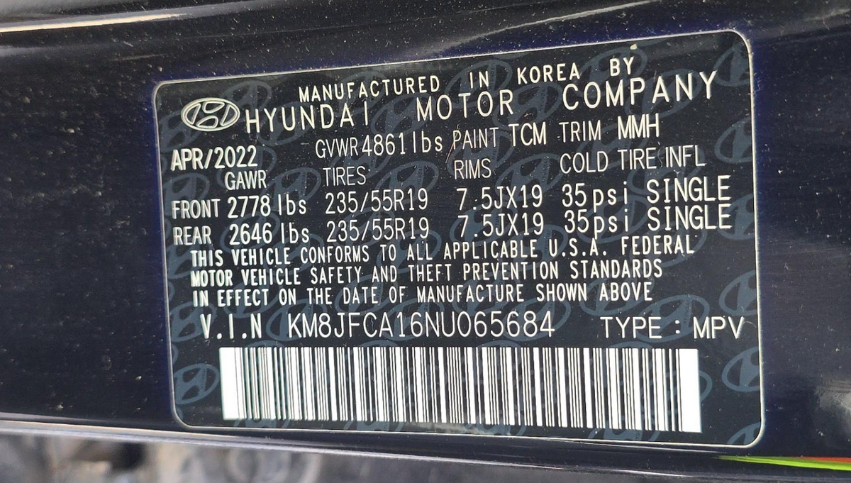 2022 Hyundai Tucson Hybrid SEL Convenience