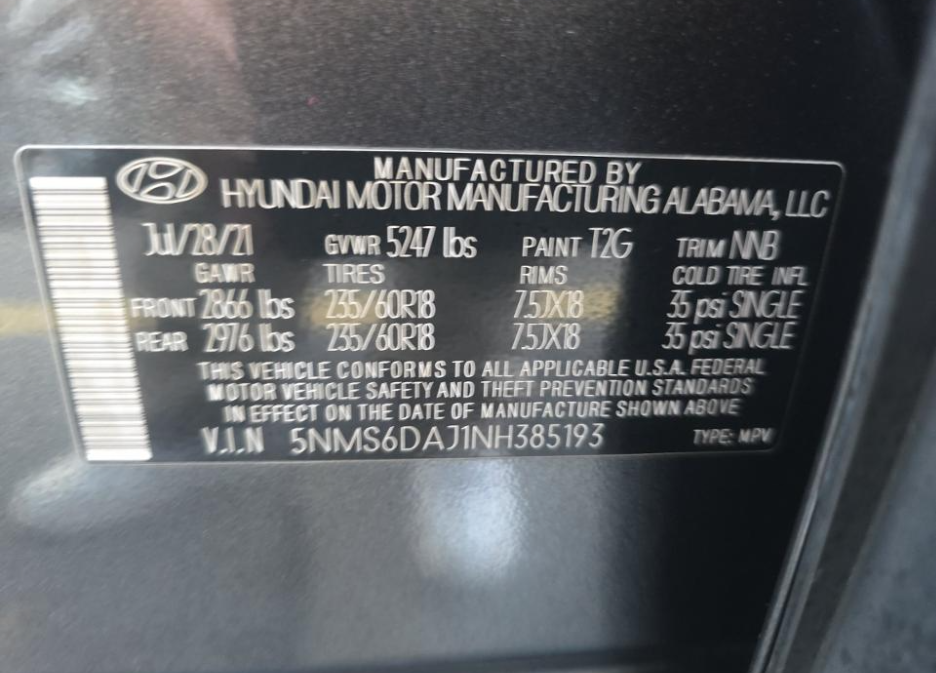 2022 Hyundai Santa Fe XRT